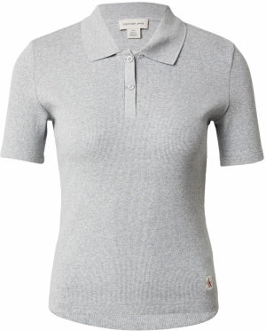 Calvin Klein Jeans Tričko  sivá melírovaná