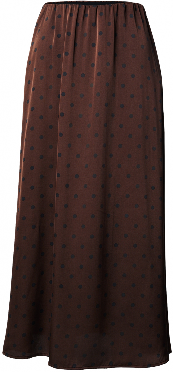 PIECES Sukňa 'PCJYTTA'  hnedá / čierna