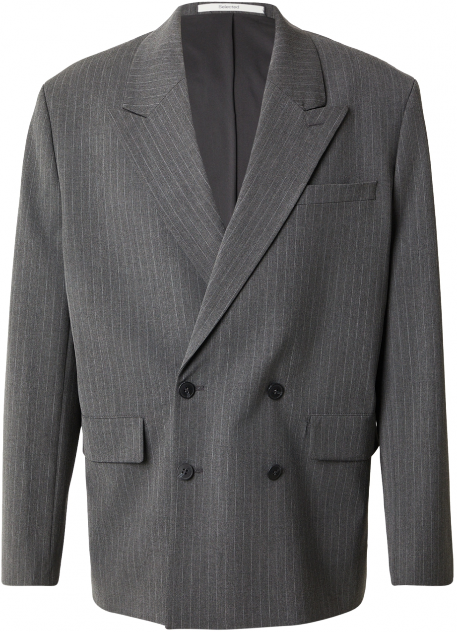 SELECTED Biznis sako 'SLHLIAM'  svetlosivá / tmavosivá