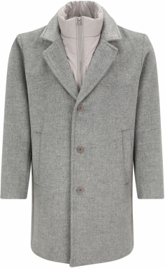 Jack & Jones Plus Prechodný kabát 'JPRBLASTANFORD'  sivá melírovaná