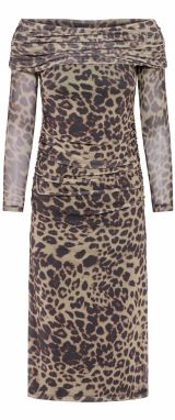 ICHI Šaty 'IHPARDA'  tmelová / hnedá / tmavohnedá