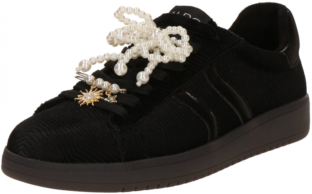 ALDO Nízke tenisky 'CHIC2'  čierna / perlovo biela