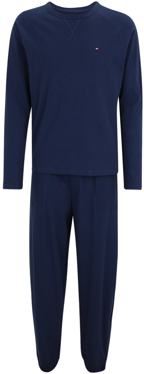 Tommy Hilfiger Underwear Dlhé pyžamo  námornícka modrá / červená / biela