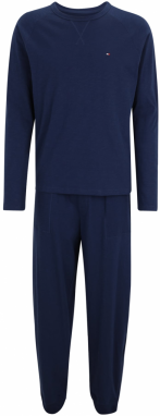 Tommy Hilfiger Underwear Dlhé pyžamo  námornícka modrá / červená / biela