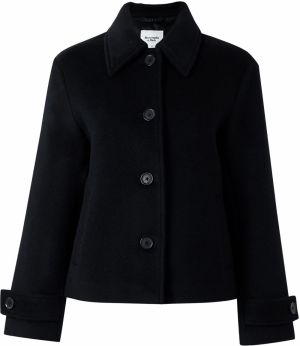 Abercrombie & Fitch Prechodná bunda  čierna