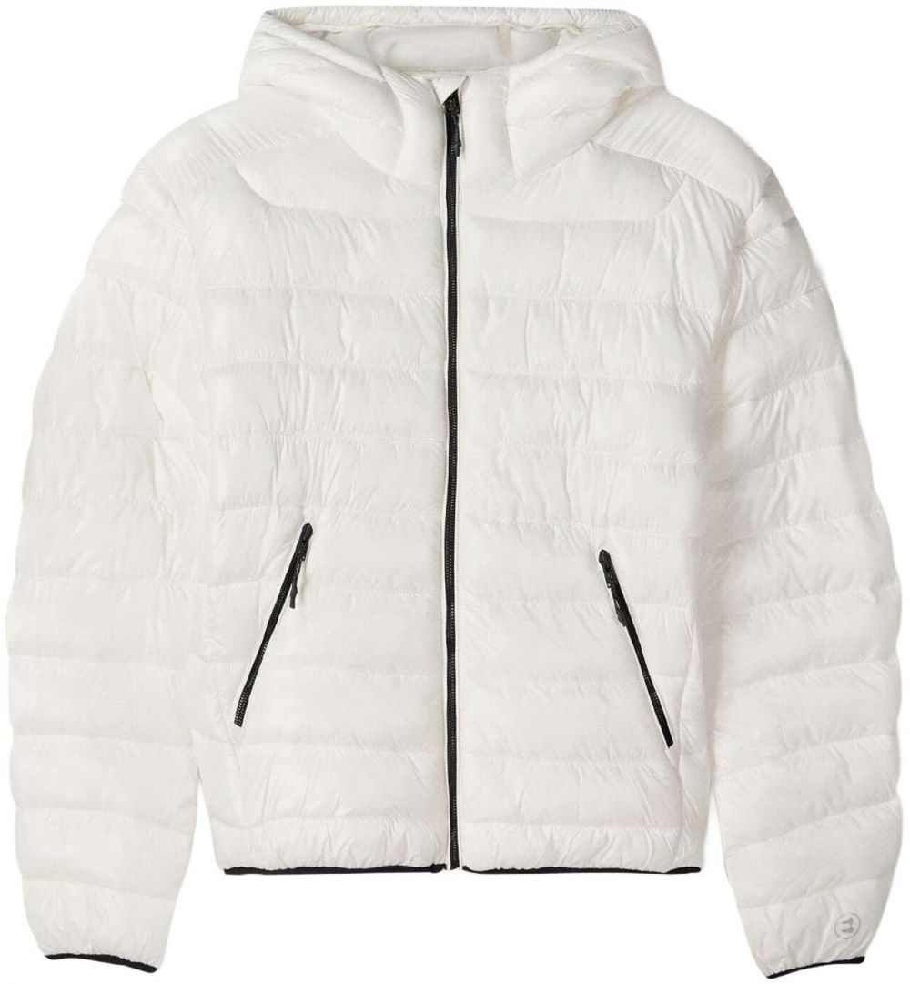 Bershka Zimná bunda  biela