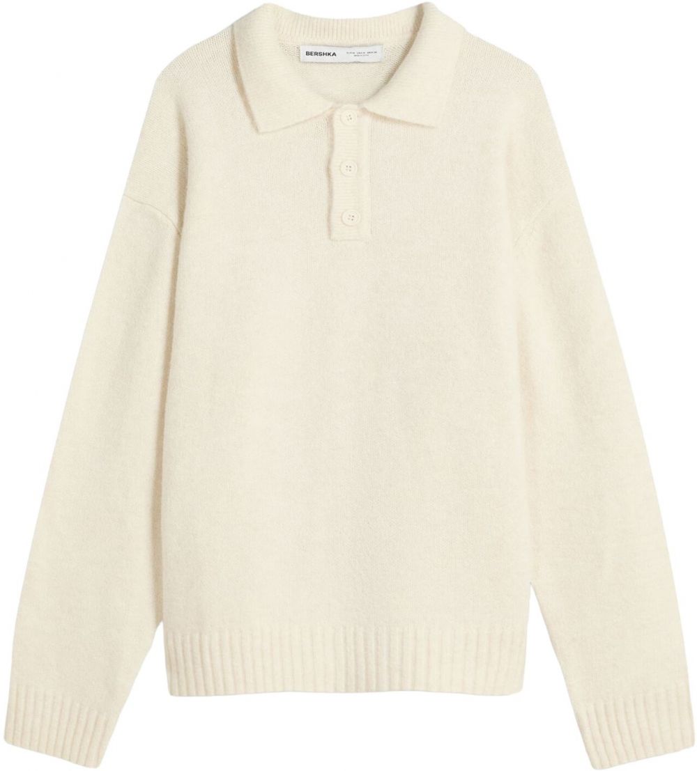 Bershka Sveter  svetložltá