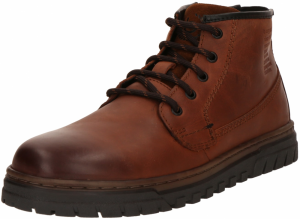 bugatti Šnurovacie čižmy  tmavohnedá