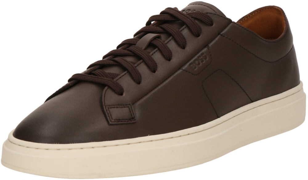 BOSS Nízke tenisky 'Kieran_Tenn'  hnedá