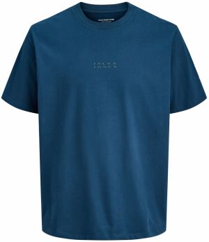 Jack & Jones Plus Tričko 'JCOPOINT'  tmavomodrá