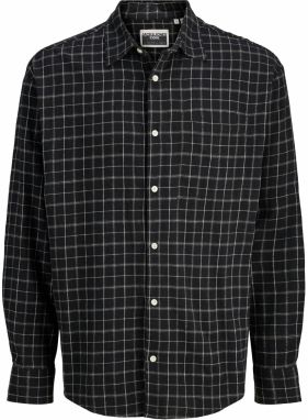 Jack & Jones Plus Košeľa  čierna / biela