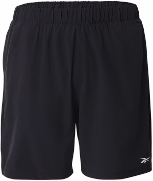 Reebok Športové nohavice 'EDISON'  čierna / biela