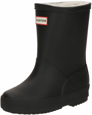 HUNTER Gumáky  béžová / červená / čierna
