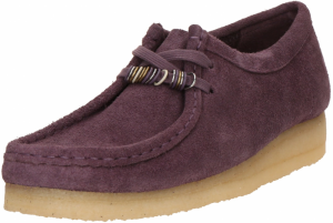 Clarks Originals Šnurovacie topánky 'Wallabee'  fialová