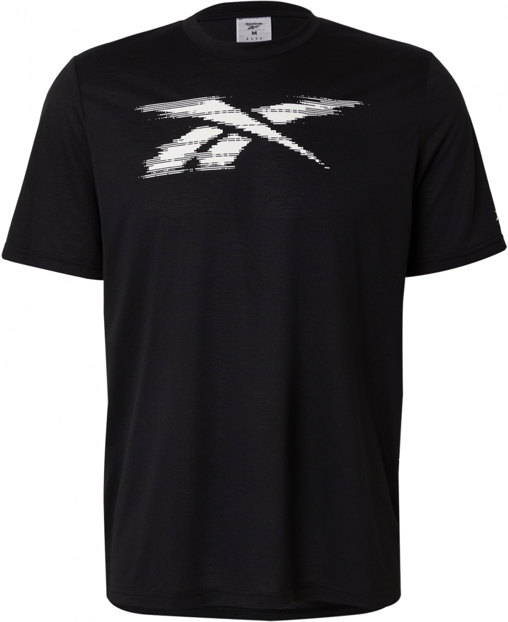 Reebok Funkčné tričko 'CHAD'  čierna / biela
