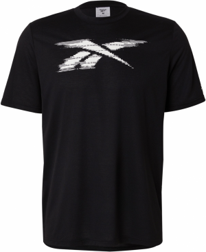 Reebok Funkčné tričko 'CHAD'  čierna / biela
