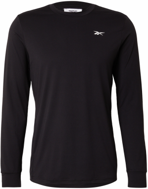 Reebok Funkčné tričko 'STRATAN'  čierna / biela
