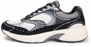 Tommy Jeans Nízke tenisky 'ARCHIVE '25'  sivá / čierna / biela