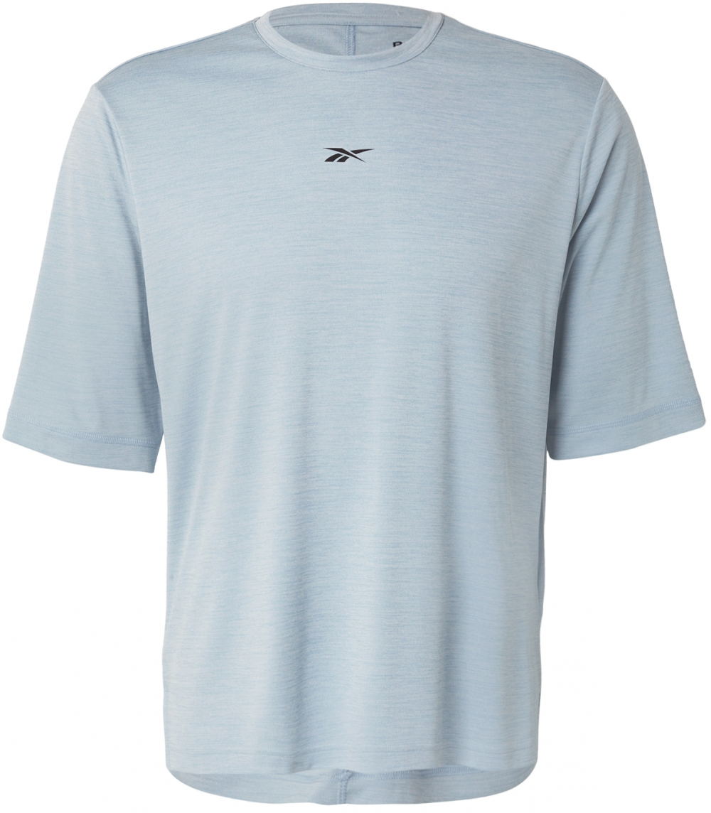 Reebok Funkčné tričko  svetlomodrá / čierna