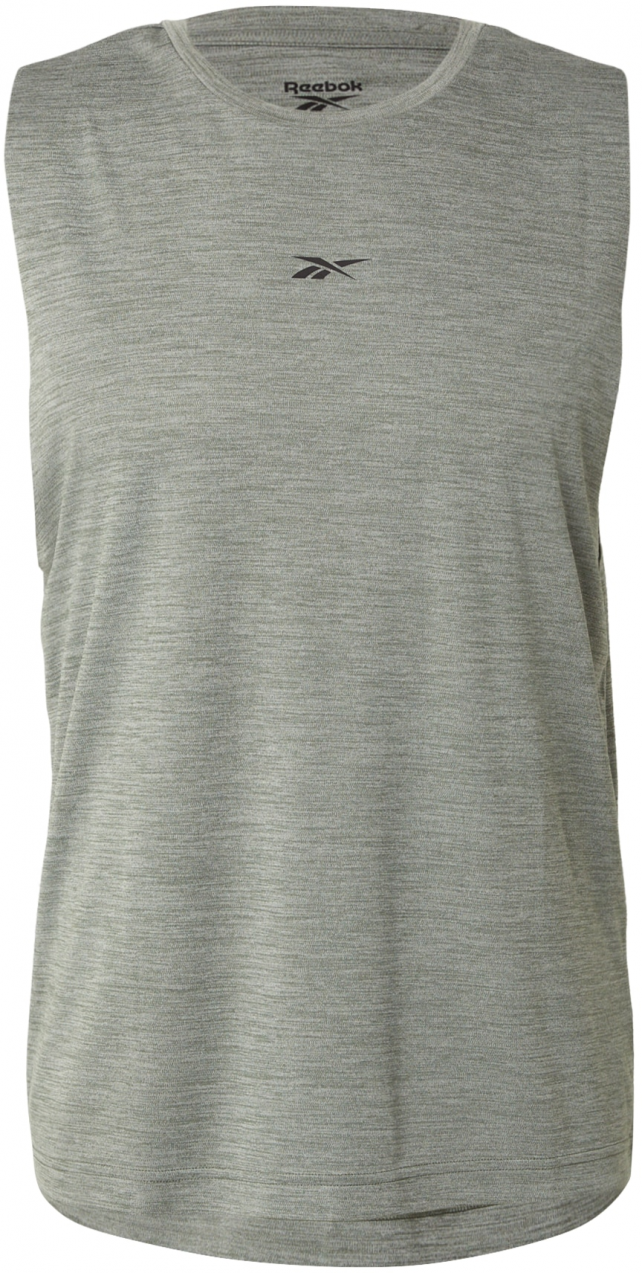 Reebok Funkčné tričko  pastelovo zelená / čierna