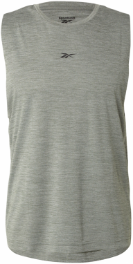 Reebok Funkčné tričko  pastelovo zelená / čierna