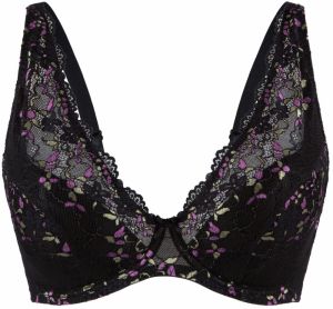 LingaDore Podprsenka  zelená / fialová / čierna