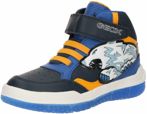 GEOX Tenisky 'BUZZERLIGHT'  modrá / námornícka modrá / zlatá žltá / šedobiela