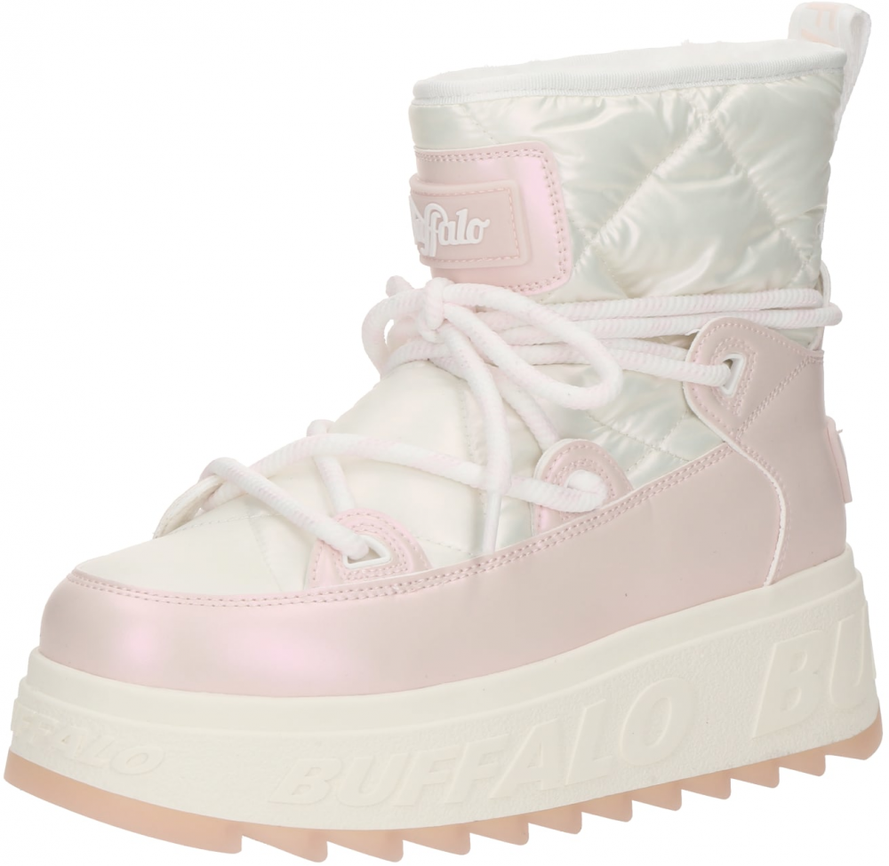 BUFFALO Snehule 'DIONE'  ružová / biela