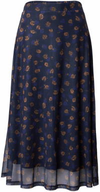 MSCH COPENHAGEN Sukňa 'Ginie Illenora'  námornícka modrá / tmavomodrá / svetlohnedá
