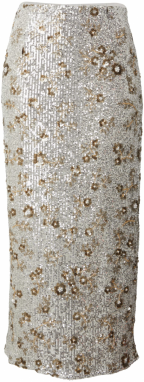MSCH COPENHAGEN Sukňa 'Magnolia'  zlatá / strieborná
