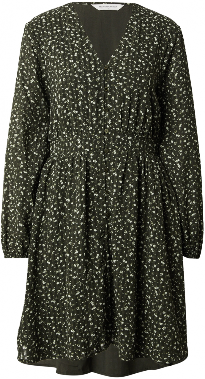 MSCH COPENHAGEN Šaty 'Kaylen Oceanna'  zelená / mätová / biela