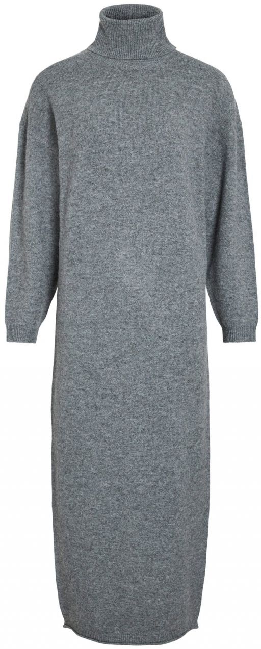 Vila Petite Pletené šaty 'VIBREENA'  sivá melírovaná
