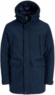 Jack & Jones Plus Zimná parka 'JJFINN'  tmavomodrá