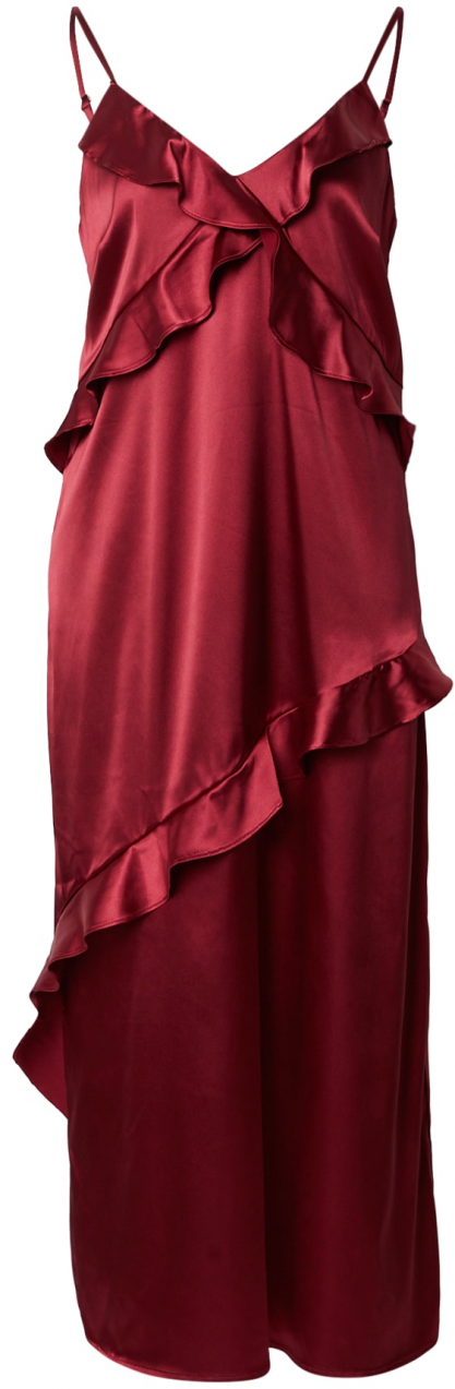 OBJECT Kokteilové šaty 'OBJSALLY'  vínovo červená