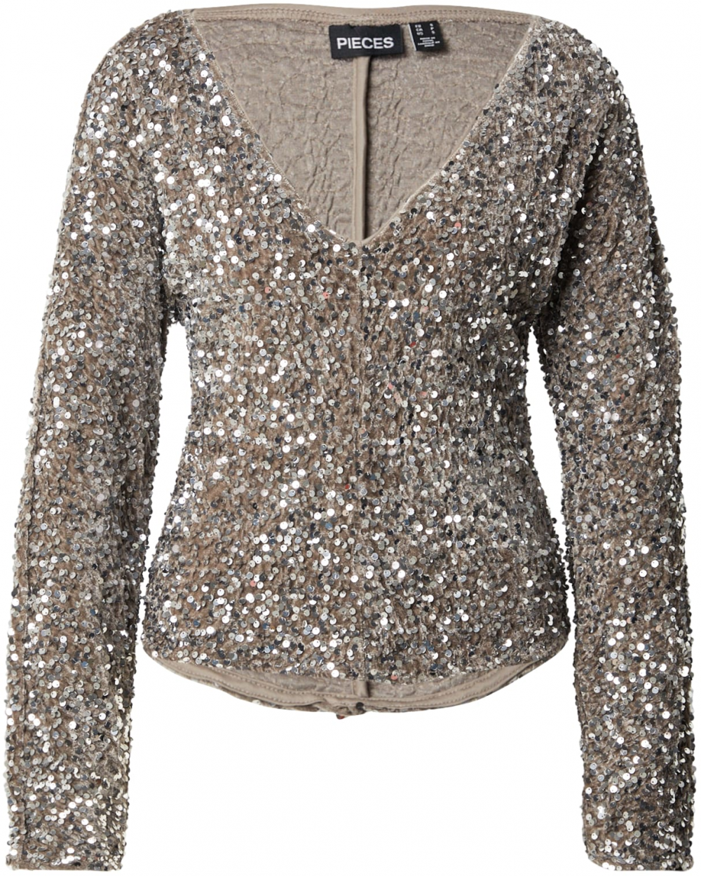 PIECES Blúzka 'PCKAM'  hnedá