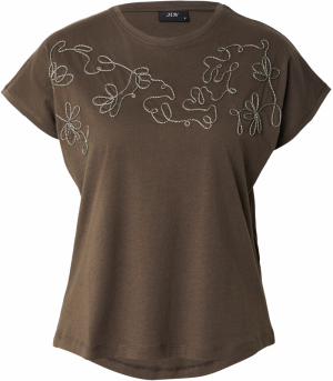 JDY Tričko 'JDYANYA'  olivová / šedobiela