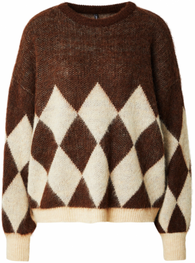 ONLY Sveter 'ONLNOEME'  béžová / hnedá