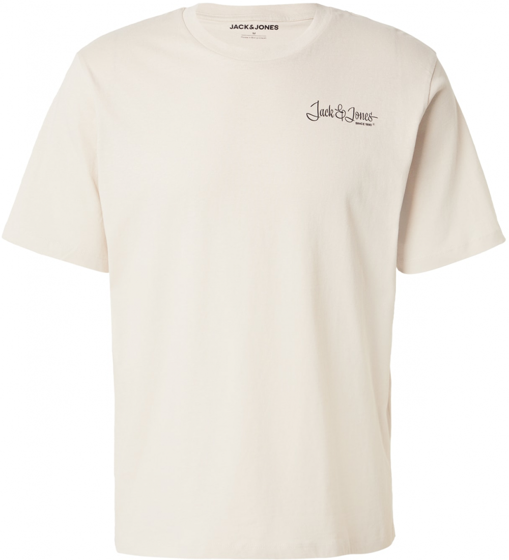 JACK & JONES Tričko 'JJYUKI'  krémová / svetlohnedá / mätová / čierna
