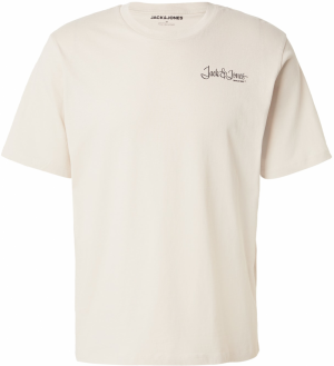 JACK & JONES Tričko 'JJYUKI'  krémová / svetlohnedá / mätová / čierna