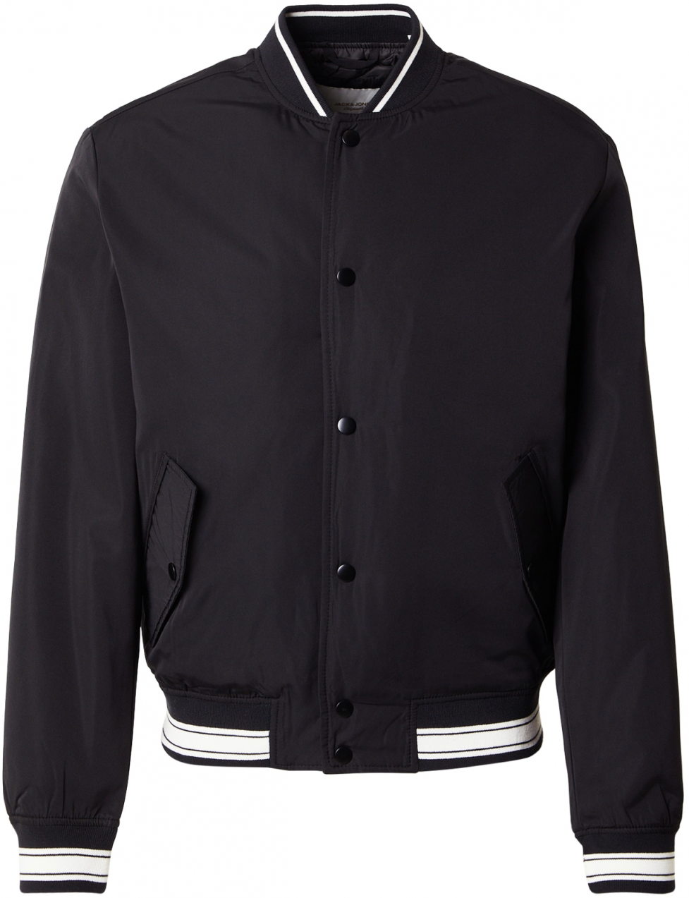 JACK & JONES Prechodná bunda 'JORGREENE'  čierna / biela