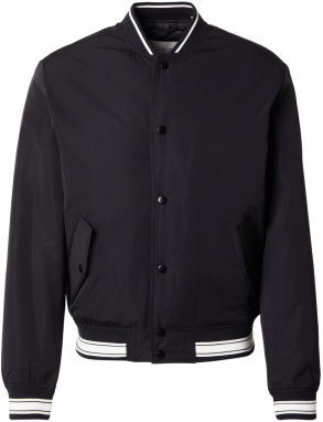 JACK & JONES Prechodná bunda 'JORGREENE'  čierna / biela