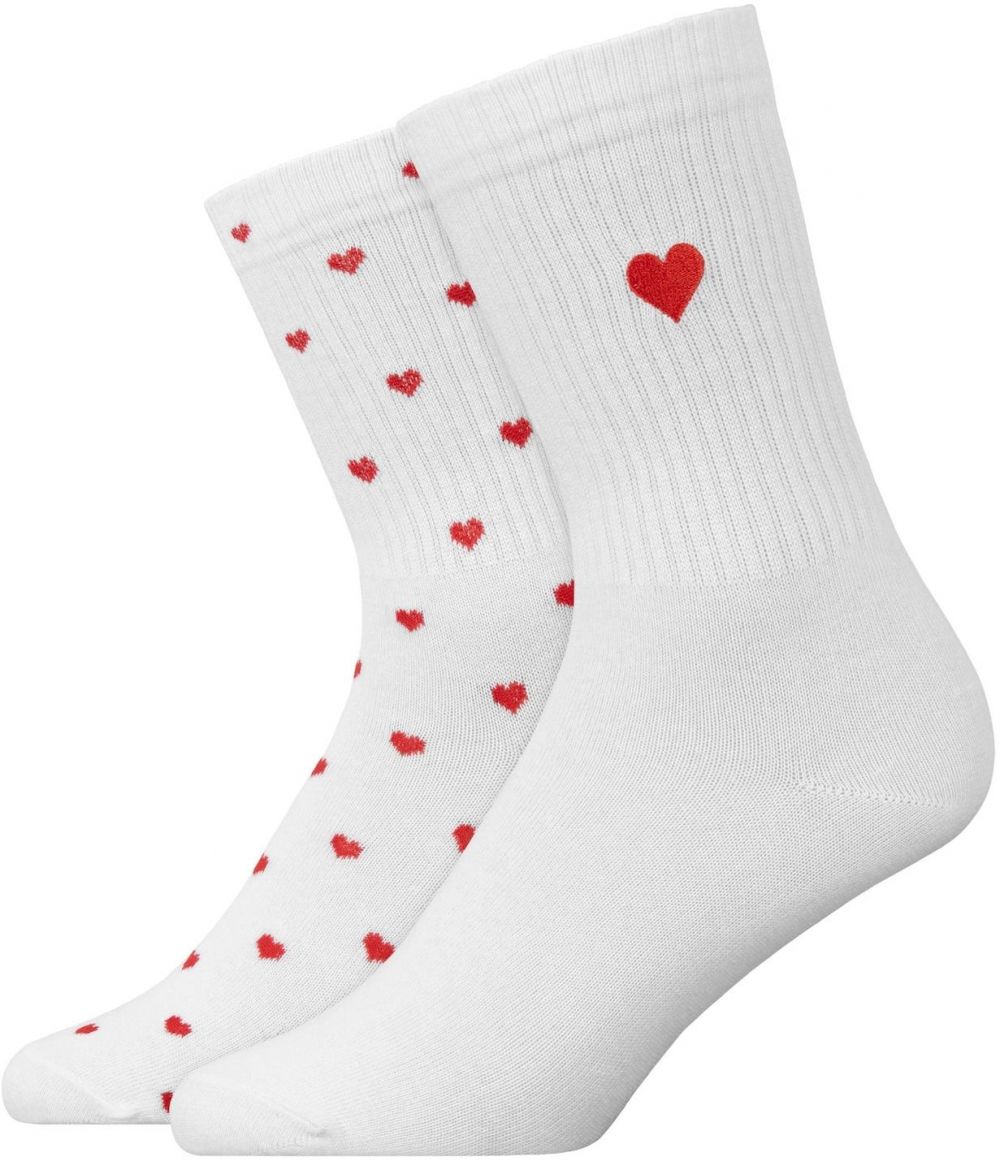 SNOCKS Ponožky  červená / biela