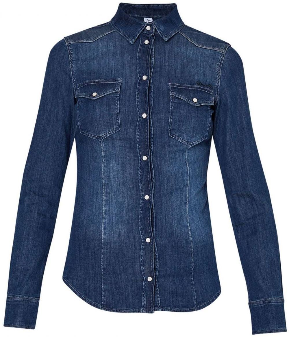 Liu Jo Blúzka  modrá denim