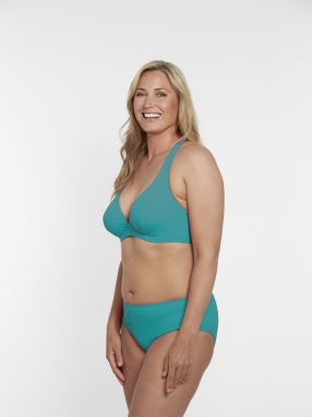 VIVID Bikinový top  modrozelená