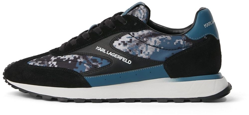 KARL LAGERFELD JEANS Nízke tenisky 'Kairo'  modrá / čierna / biela