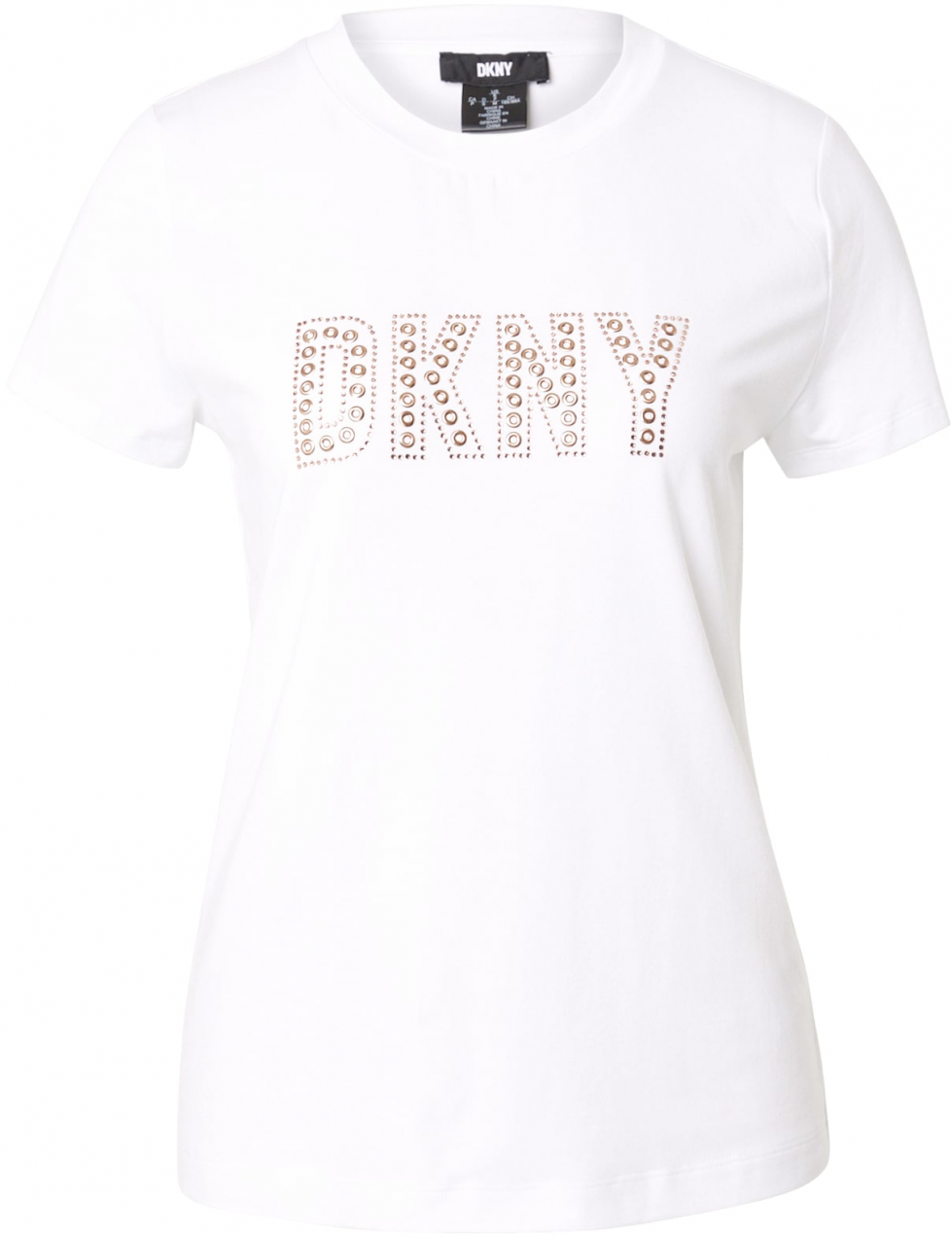 DKNY Tričko  zlatá / biela
