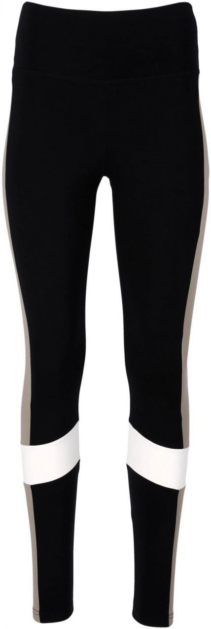 Athlecia Športové nohavice 'Comaya'  čokoládová / čierna / biela