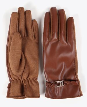 Lola Casademunt Prstové rukavice  hnedá