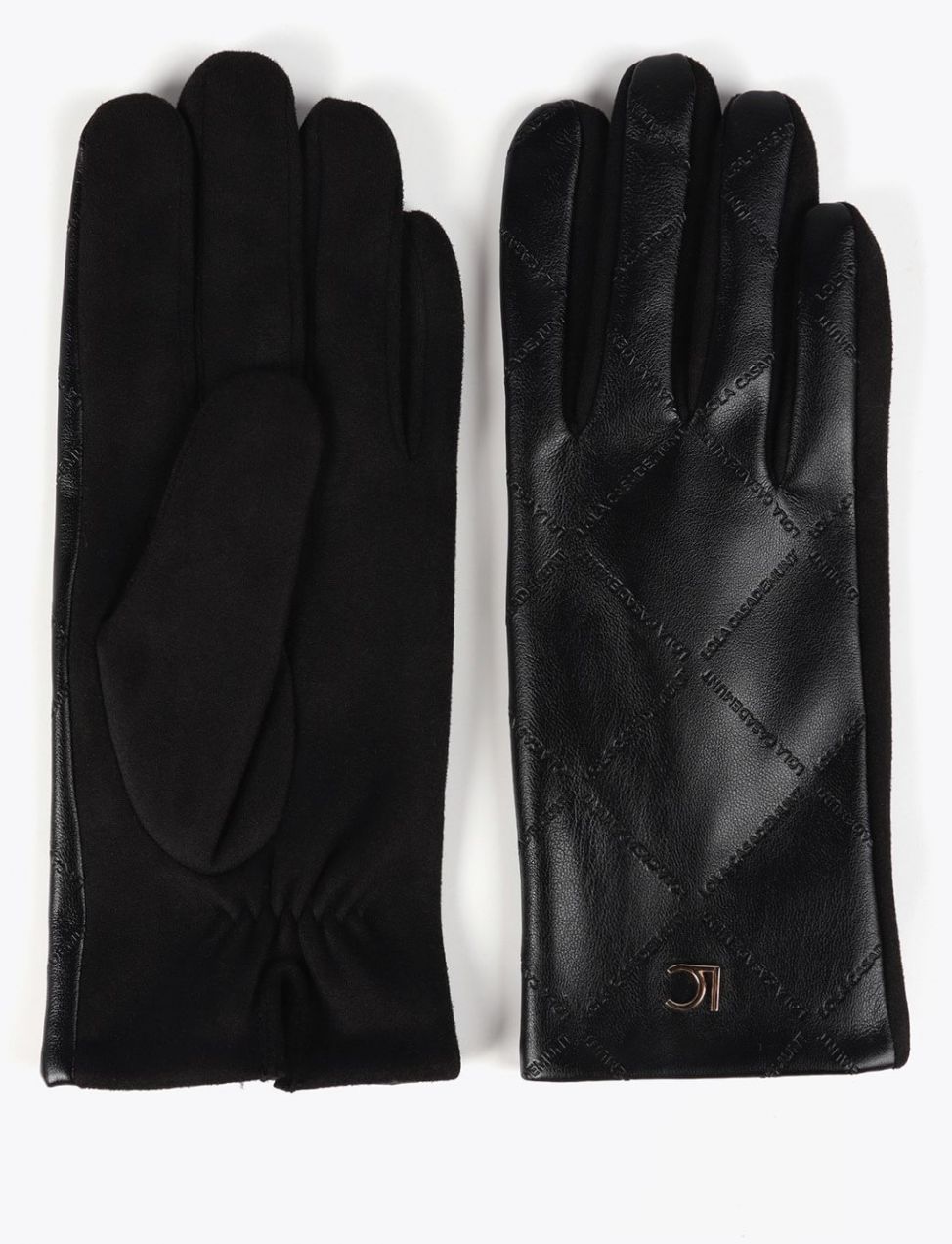 Lola Casademunt Prstové rukavice  čierna