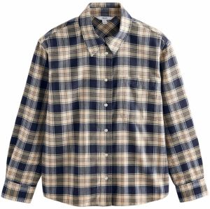 Next Blúzka  nebielená / námornícka modrá / hnedá / červená